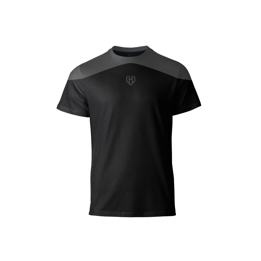 HALITE ARC.V2 short sleeve shirt with a modern geometric design, featuring a sleek and stylish pattern on the front.