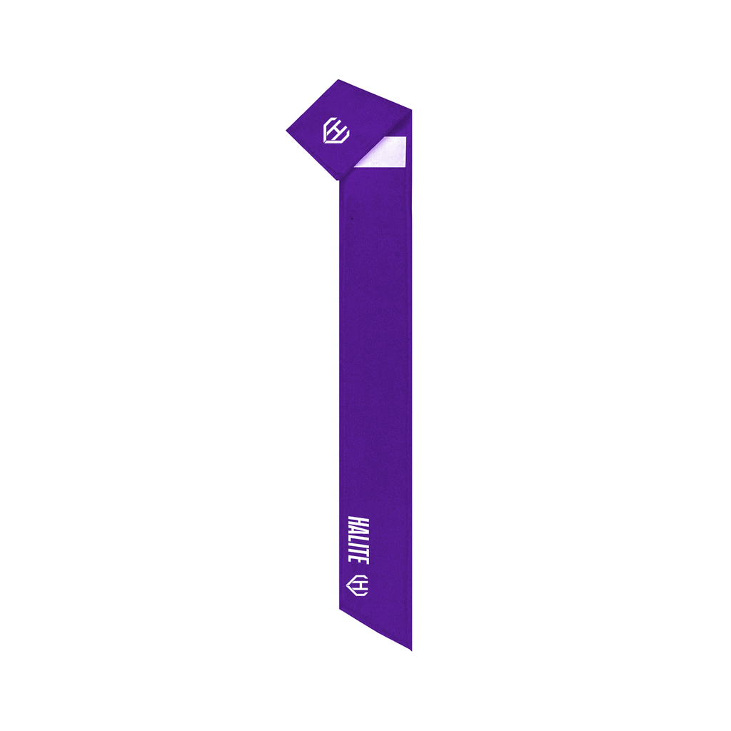 Purple VAPOR Streamer Towel, lightweight and breathable, designed for style and movement, perfect for active use and catching eyes.